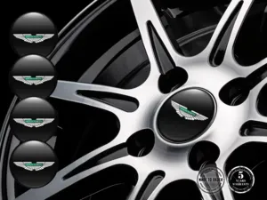 Aston Martin Ruota Emblemi Stile Etichette Cupola Qualità